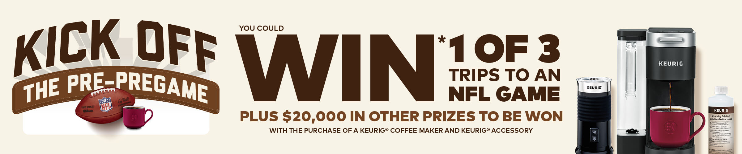 Keurig-NFL Contest Desktop Banner