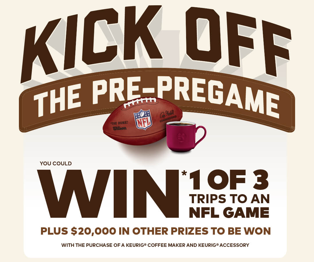 Keurig-NFL Contest Mobile Banner