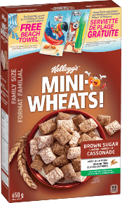 Mini-Wheats* Brown Sugar flavour cereal 650 g