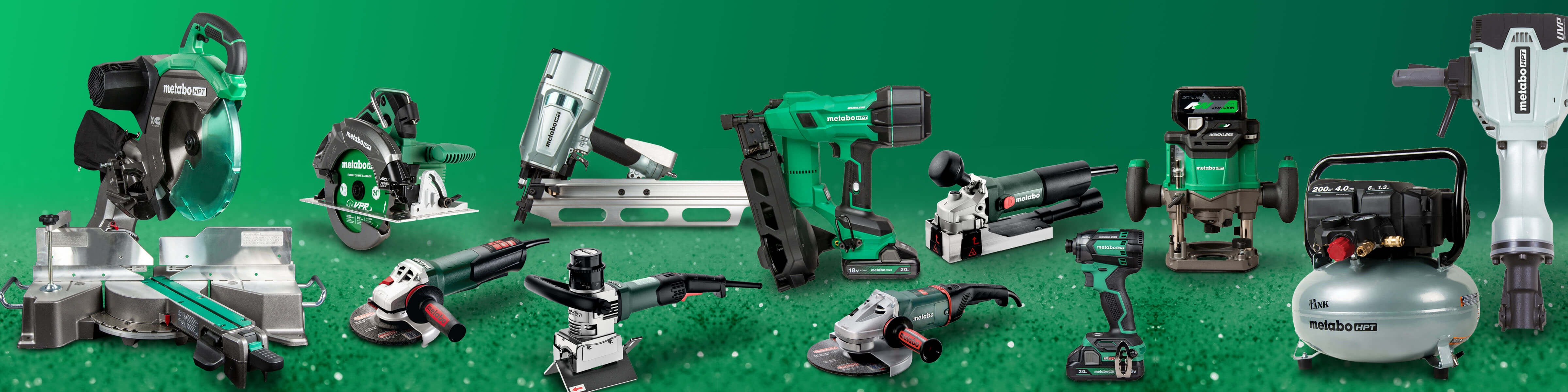 Metabo power tools banner