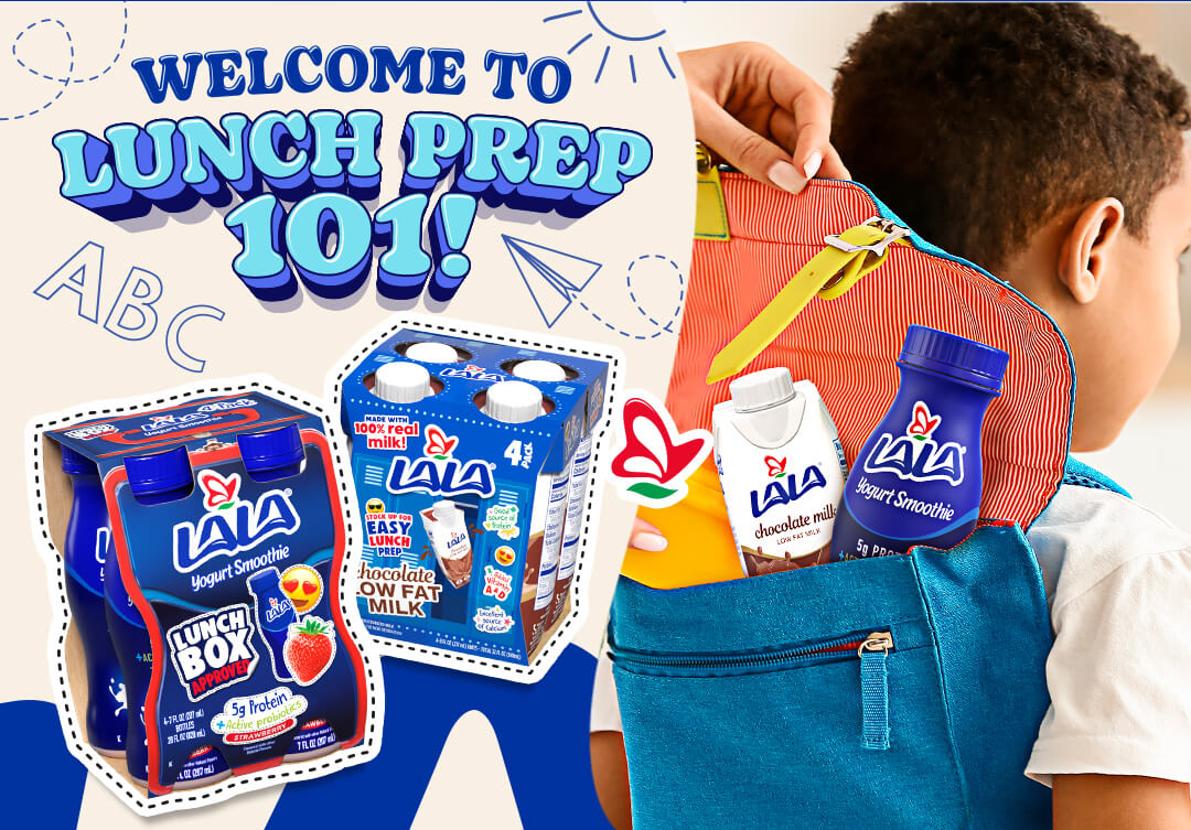 LALA Banner Welcome to lunch prep 101