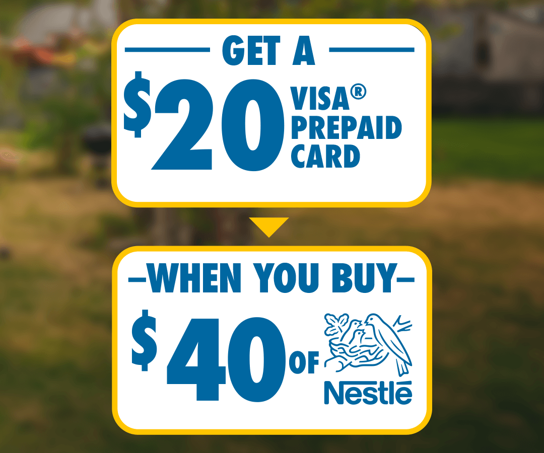 Nestle Rewards Summer Rebate Promotion Carousel Image