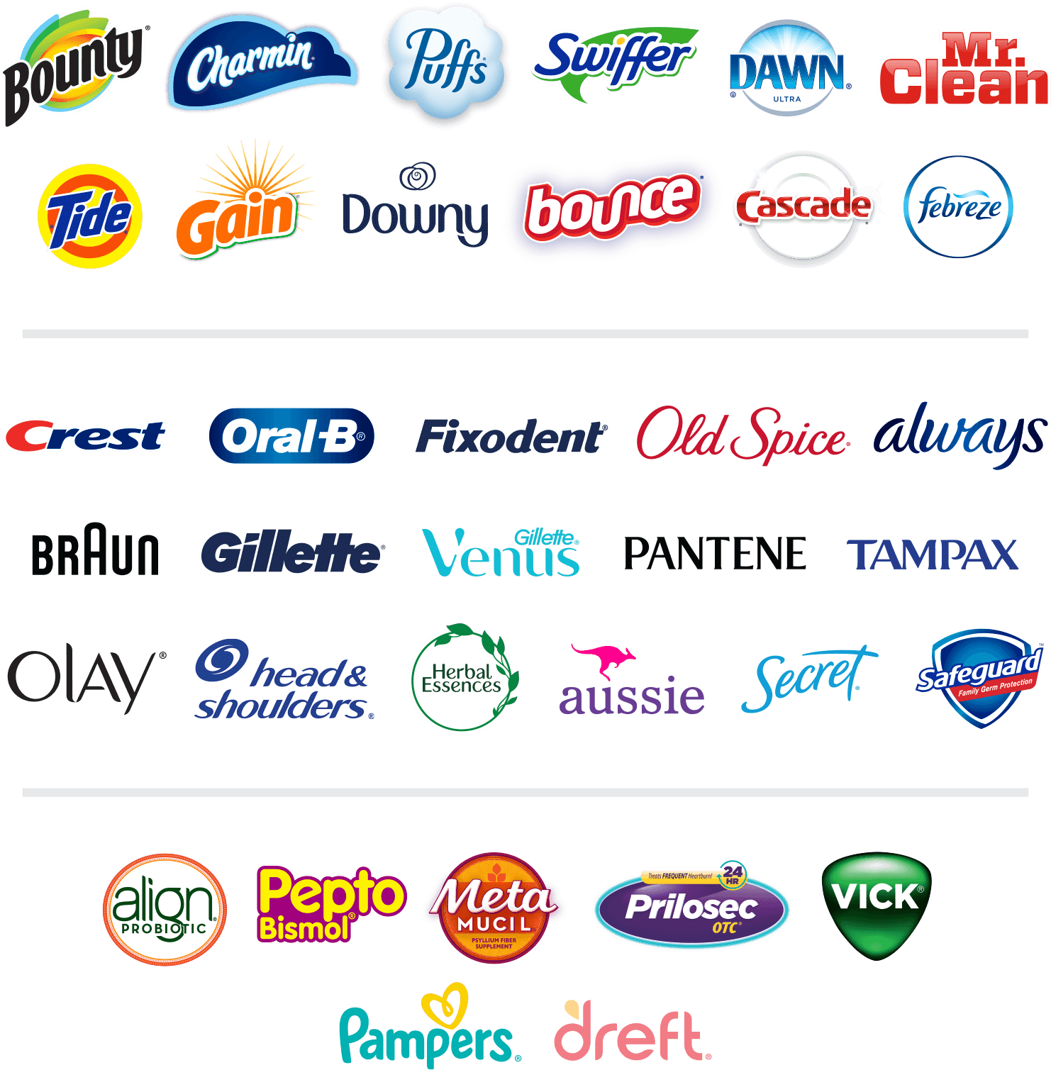 Participating Brands Logos