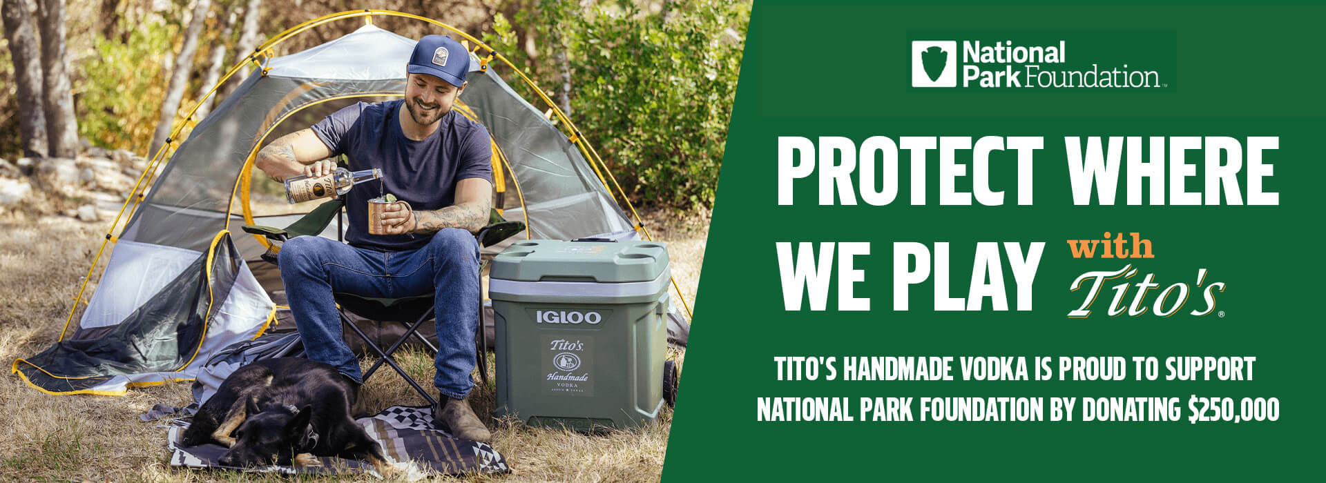 Protect where we play with Tito's'