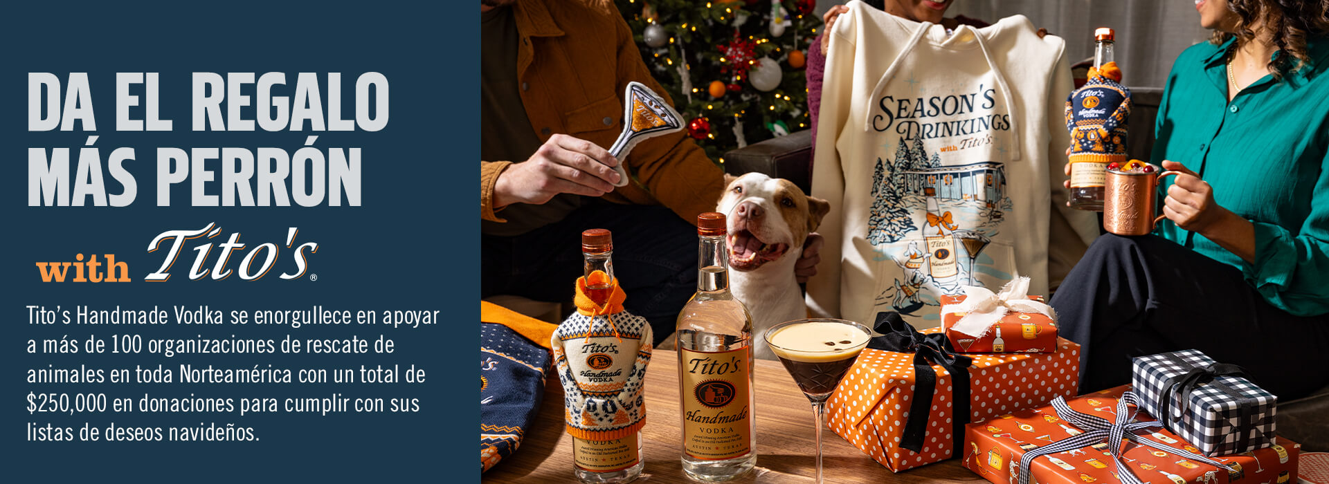 Give The best Doggone Gifts with Titos