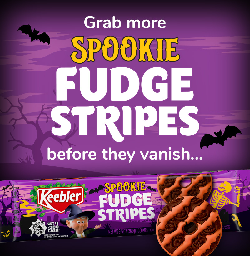 Banner 2 - Grab more Spokie Fudge stripes